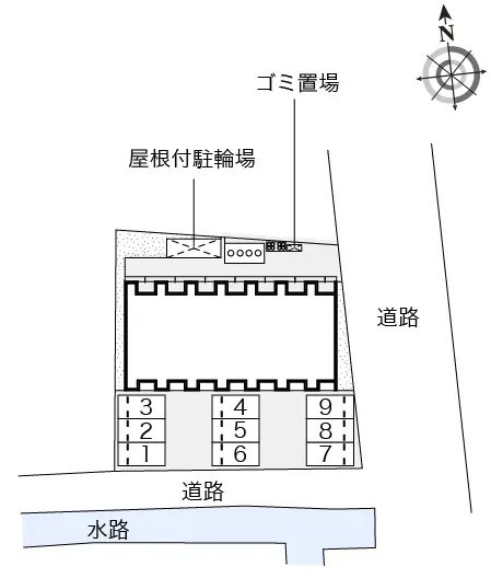 ★手数料０円★瀬戸内市邑久町下笠加　月極駐車場（LP）